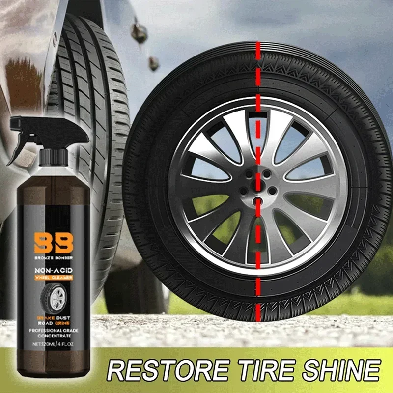 

Car Hub Wheel Tire Cleaner Efficient Brake Discs Cleaner Automobile Rust Remover Spray