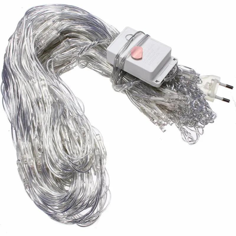 LED Net Light para Jardim, Fairy String Lights, Christmas Net Lights, Outdoor, Indoor, Wedding Decor, Mesh, Bushes, 8 Modos