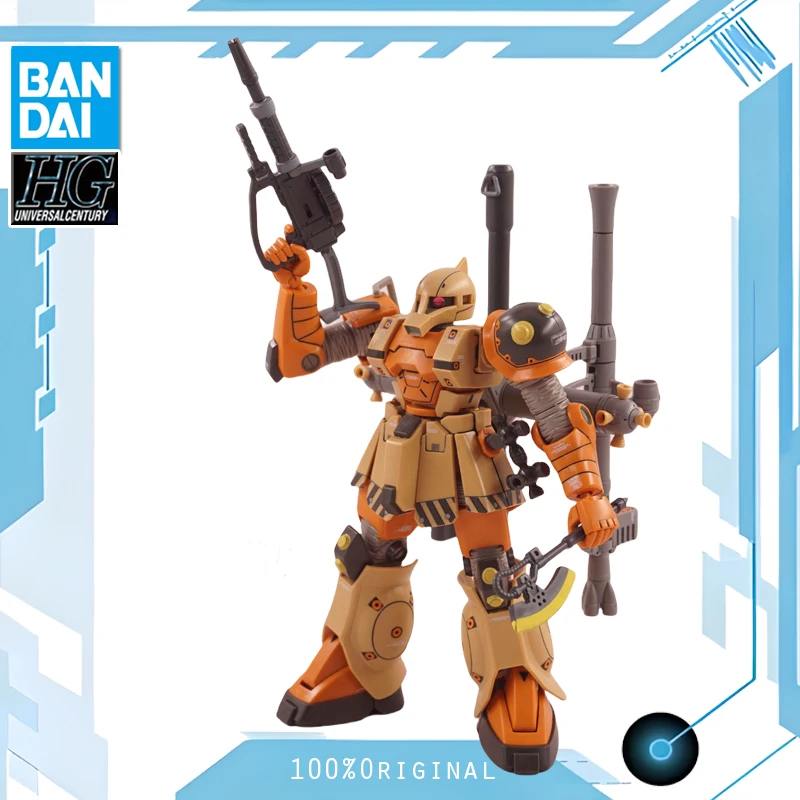 BANDAI Anime HG 1/144 MS-05 ZAKU1 Mobile Suit Gundam Thunderbolt Model Kit Assembly Model Handmade Toys Figures Holiday Gifts