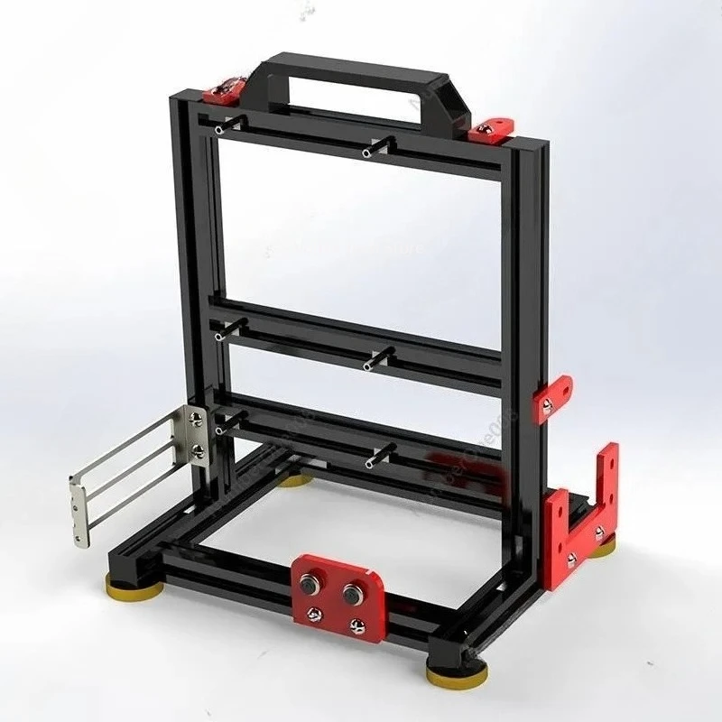 Open Air Computer Case Frame, ITX ATX Motherboard Stand with Water Cooling Support, Vertical Gaming PC Test Bench