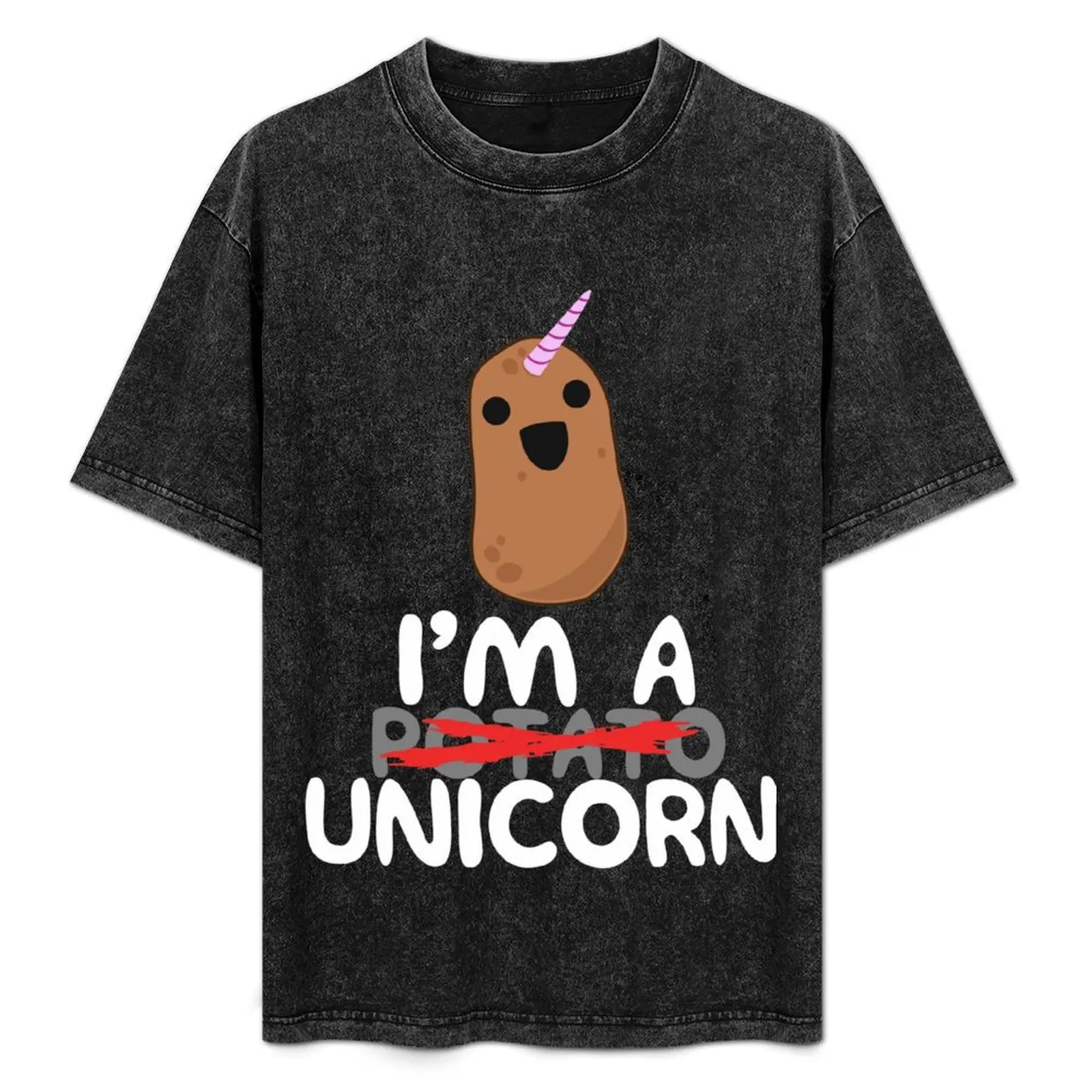 

I'm A Potato Unicorn - Funny Potato Shirt, Potatoes Gag Gift T-Shirt Dry Fit Athletic Short Sleeve Shirt
