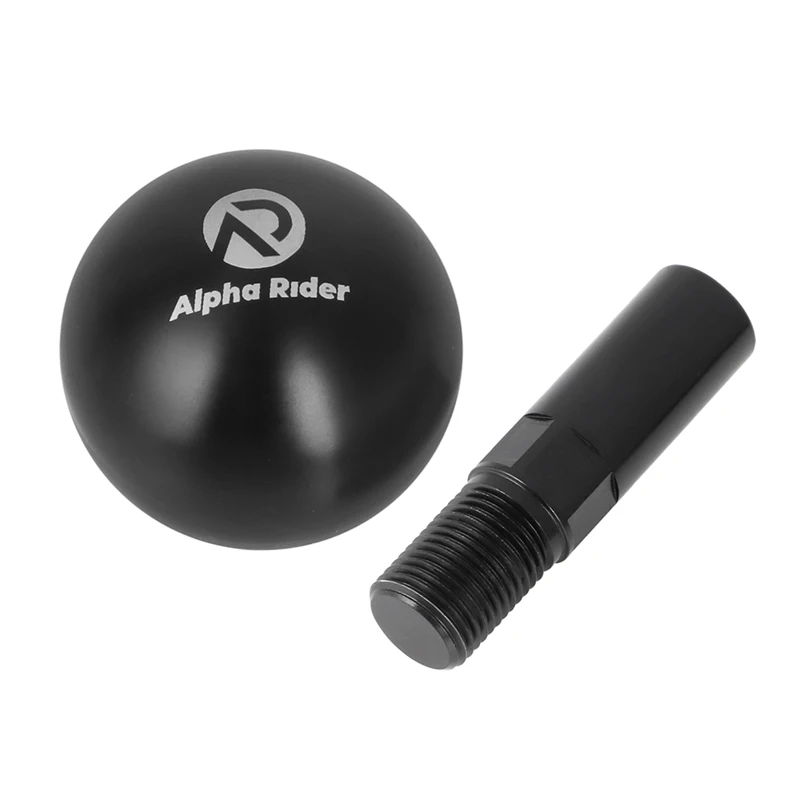 

2.25" Billet Aluminum Black Shift Knob Ball Adapter for Dodge RAM Cummins 1989-2018 M16x1.5 Thread Replacement Parts