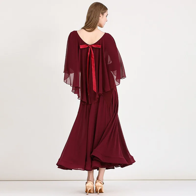 Robe de danse moderne personnalisée MY891, robe d'entraînement de danse latine Standard National, vêtements de valse de Performance