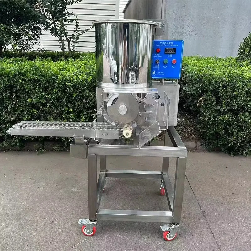 Customized Automatic Hamburger Patty Making Machine For Meat Pie Chicken Cutlet Fish Fillet Molding Commercial