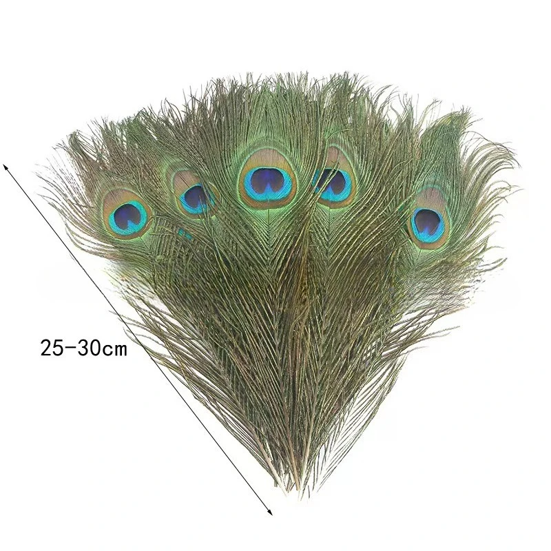 الجملة الطاووس ريشة زهرية تشكيلة زهور المرحلة زي عيون كبيرة اليدوية DIY مجوهرات الزفاف الديكور الطاووس الشعر #1