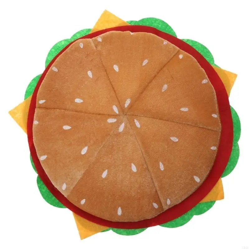 الجدة كرنفال همبرغر قبعة عيد الميلاد الشكر الديكور الوجبات السريعة قبعة الكبار كرنفال قبعة قبعة احتفالية