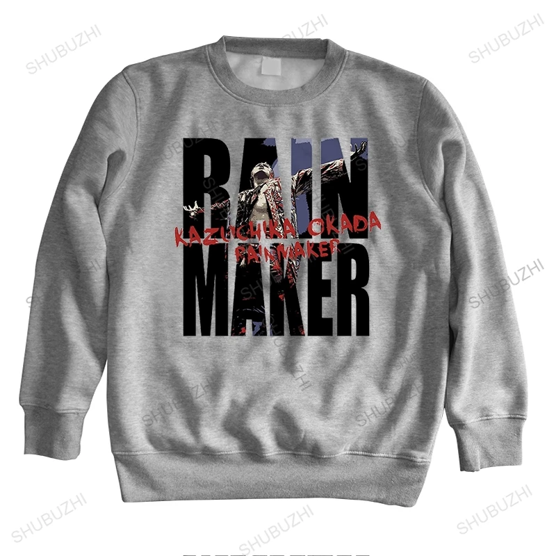 RAINMAKER Kazuchika Okada japan pro wrestling KORM autumn  spring fashion long sleeve men cotton tops euro size boys gifts