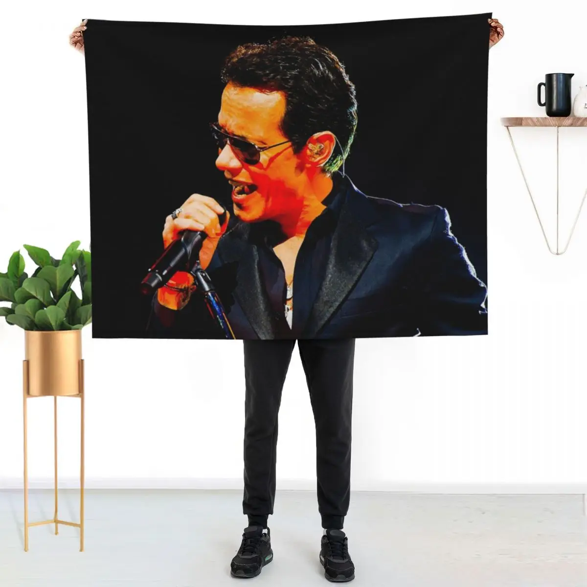 

macho Marc Anthony Tour Throw Blanket Air Conditioner Soft Blanket for Office Home