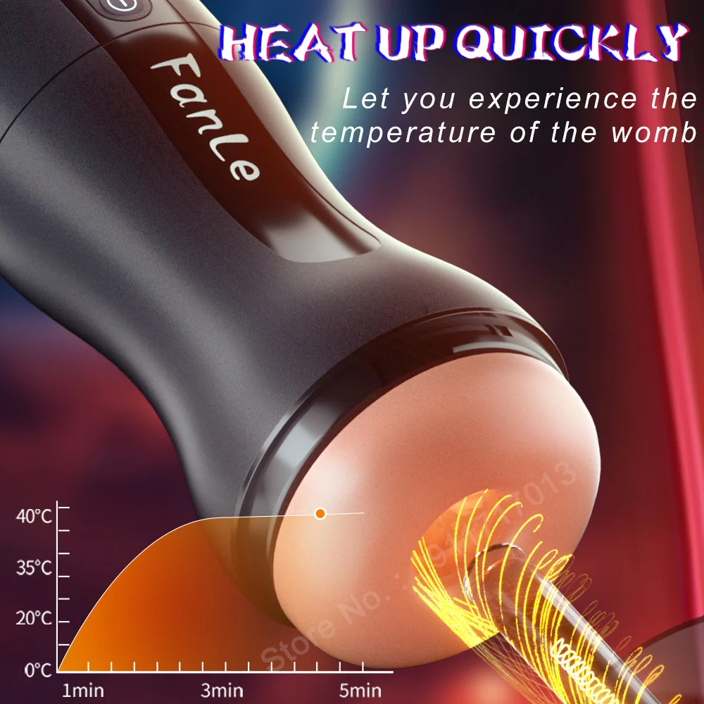 APP Bluetooth Automatic Sucking Heated Male Masturbator Cup Oral Vagina Blowjob Masturbation Equipment Machine Sex Toy For Man