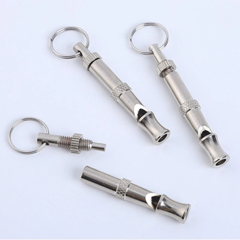 Pet Training Whistle for Dogs, Puppy Sound, Portable Metal Flute for Dog Recall, Barking Control, Metal Feeding Helper