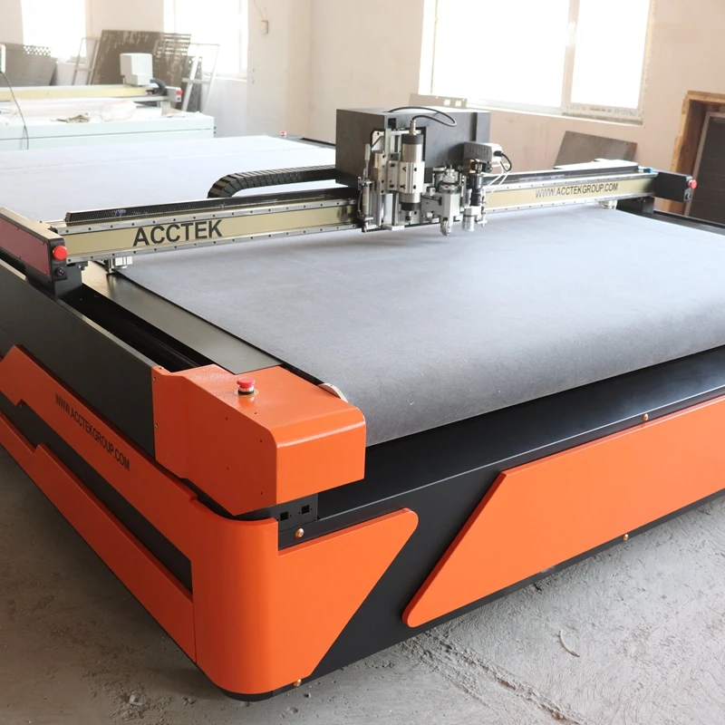 Flatbed Shoes Pattern  2024 New Design Flat Bed Cutter Plotter Cardboard Cutting 1625 2030 Oscillating Knife CNC Cutting Machine