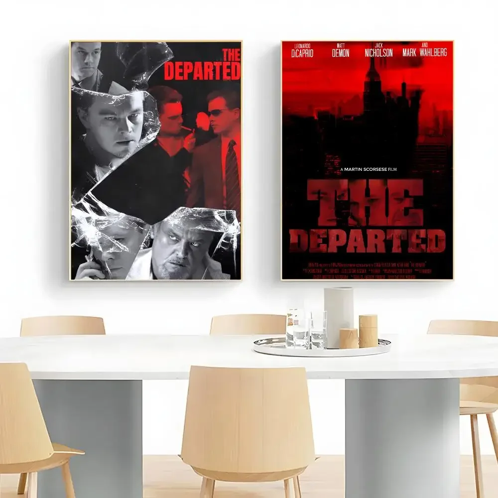 Gritty Movie T-The Departed Poster Wall Art Print Decorative Mural Home Decor Gift Unframed