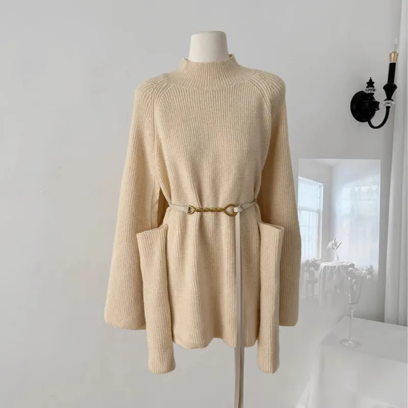 

French Cape Sweater Jacket For Women'S Autumn And Winter High-End Temperament, Paired With A Knitted Top
