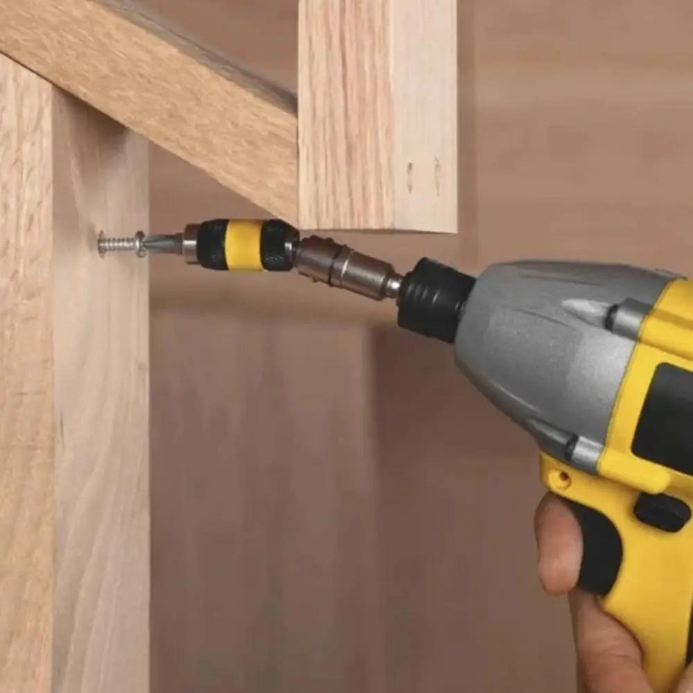 

ZK50 Magnetic Screw Drill Tip Magnetic Screw Drill Tip Quick Change Bit Holder with Spring Release Electric Screwdriver Drill