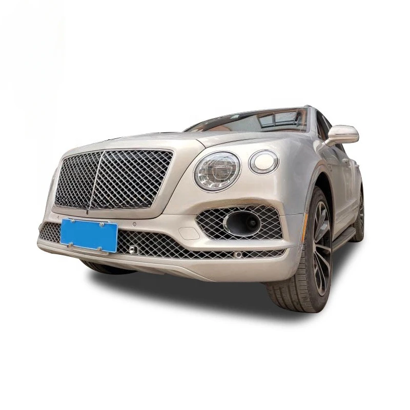 W12 Limited Edition Bentayga Electroplate Car Parts Front Bumper Lip Main Grille For Bently Body Kitscustom