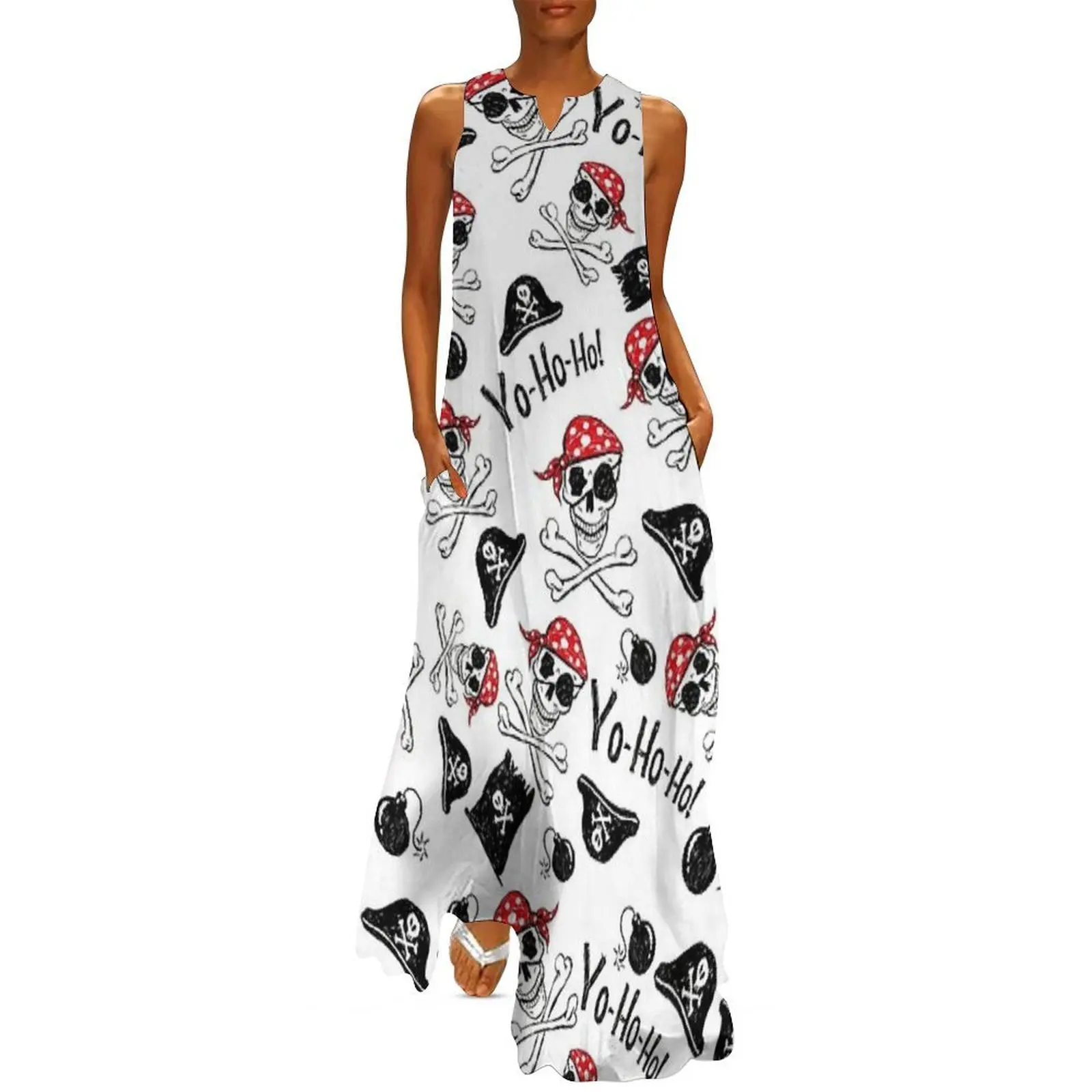 

Pattern Pirate Long Dress summer dress womens 2025 Cocktail of dresses dresses for special events Women dresses summer
