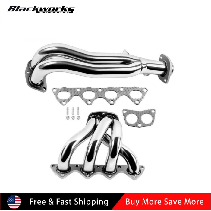 

For 1994-2001 LS / RS / GS DC1-DC2/ DC4/ DB6-DB9 Acura Integra 1.8L Exhaust Manifold Racing Header Stainless Steel