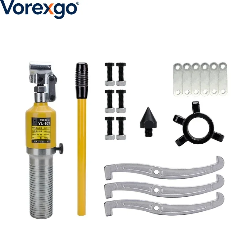 10T Integral Hydraulic Puller With Two Claws and Three Claws Bearing Puller Professional Bearing Remover Tool