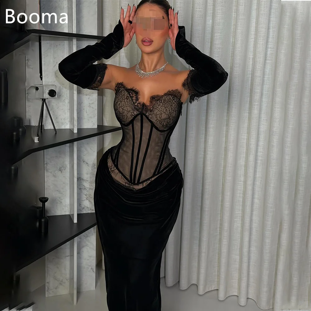 Booma Classic Strapless Lace Dresses Formal Party Gowns for Women Simple Pleat Floor-Length Prom Gown Customize 2025