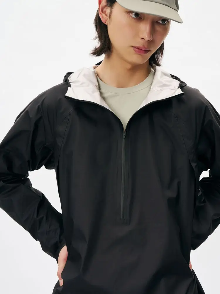 GDW 0 Pertex Shield Gleam Anorak 26SS 3M Reflective Half-Zip Running Jacket Waterproof Breathable Shell Trail Running Fitness