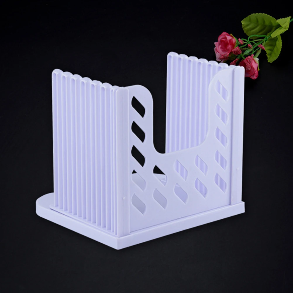 

Bread Slicing Guide Multifunctional Plastic Toast Slicer Loaf Sandwich Cutter Lightweight Home