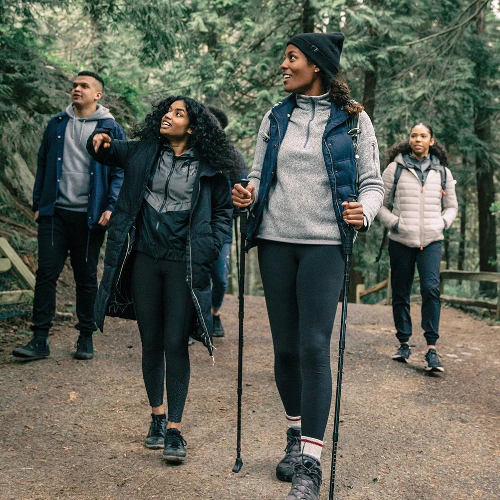 

8pcs Trekking Foot Covers Black Non-Slip Hiking Walking Stick Head Protectors Poles Protective Tips For Climbing Walking Sticks