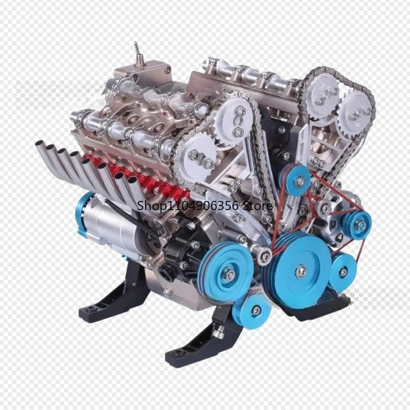 

for Engine Model Ornament Resin Crafts Eight Cylinder Engine Home Creative