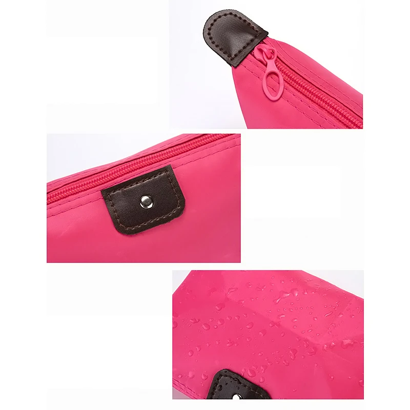 9Pcs Tragbare Kosmetik Tasche Für Frauen Bunte Wasserdichte Reise Knödel Lagerung Taschen Mini Nette Kulturbeutel Make-Up Tragetaschen Geldbörsen – Detail 5