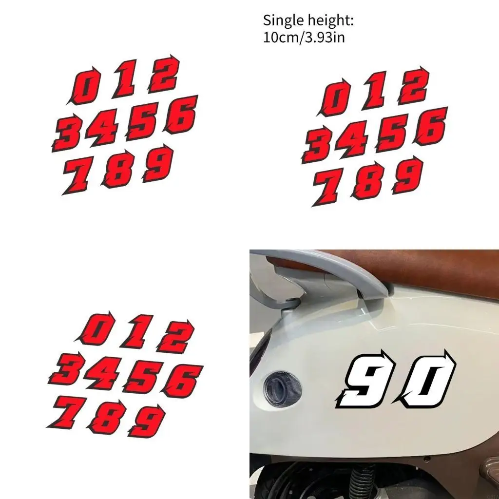 

Цветные этикетки с номерами гонок на мотоциклах, гибкая гибкая посадка