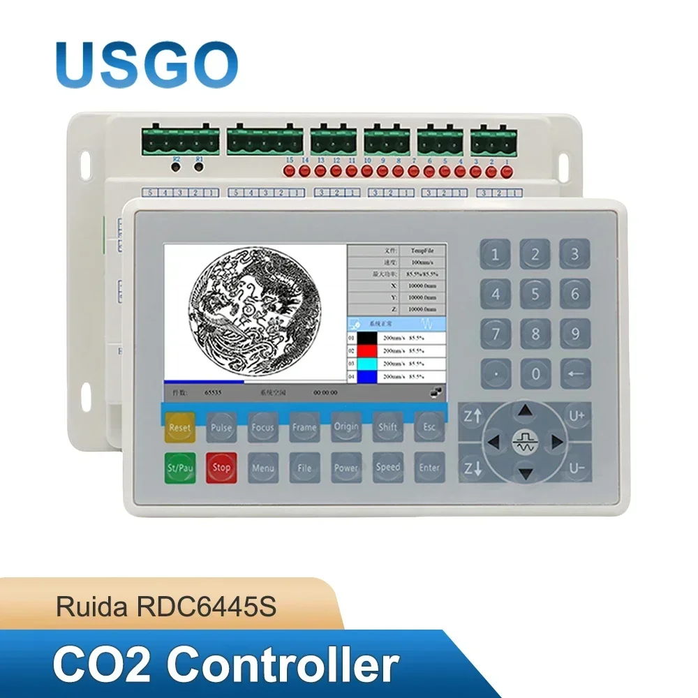 USGO Ruida RDC6445 RDC6445S RDC6445G controlador láser Co2 actualización RDC6442 RDC6442G controlador láser Ruida