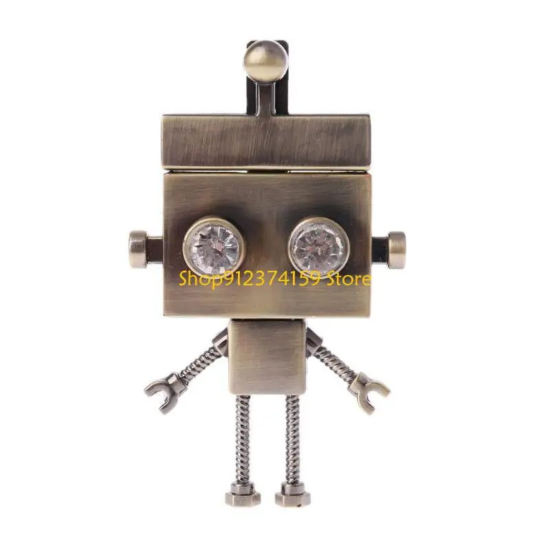 

G5AE Robot Clasp Turn Lock Twist Locks Metal Hardware For DIY Handbag Shoulder