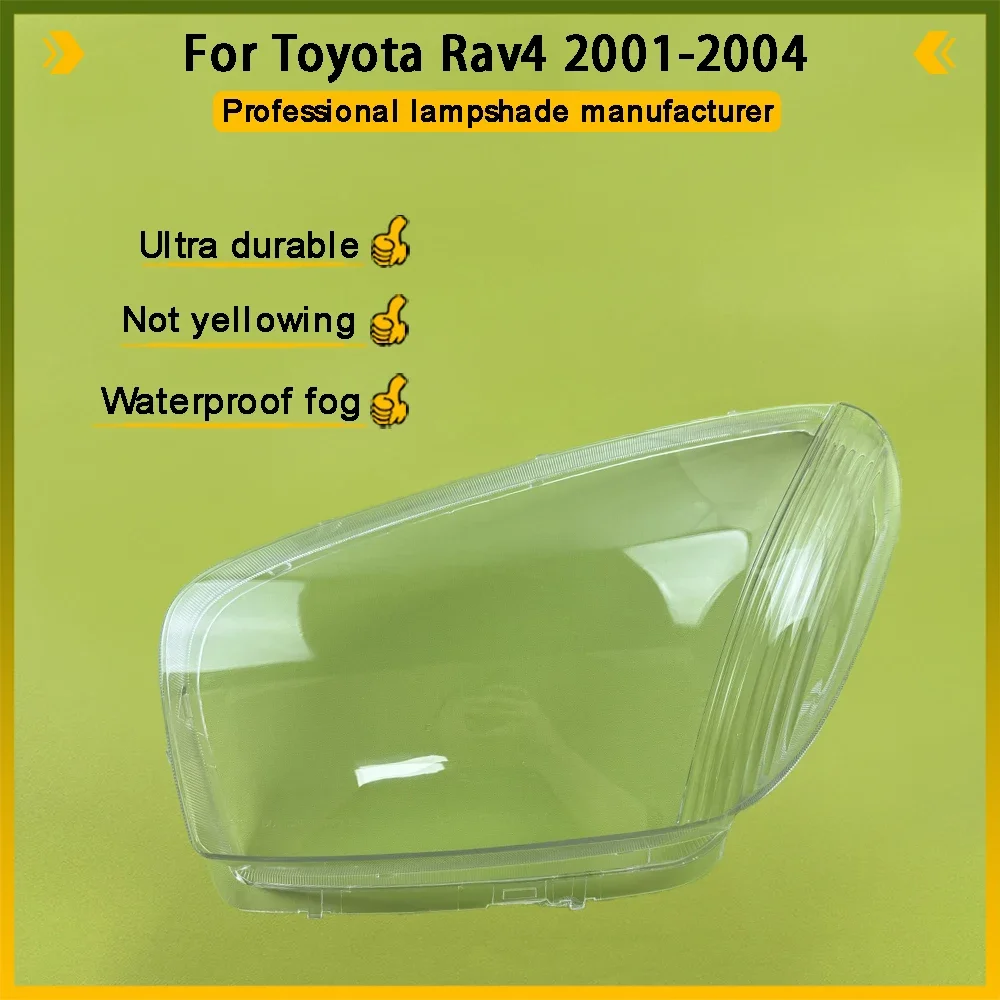 Car front Headlight cover Auto lamp light Lens glass Lampshade Shell headlamp Lampcover Caps For Toyota Rav4 2001 2002 2003 2004