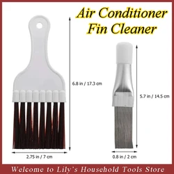 Air Conditioner Condenser Fin Cleaning Brush Coil Condenser Brush AC Fin Comb Stainless Steel Air Refrigerator Fin Brush