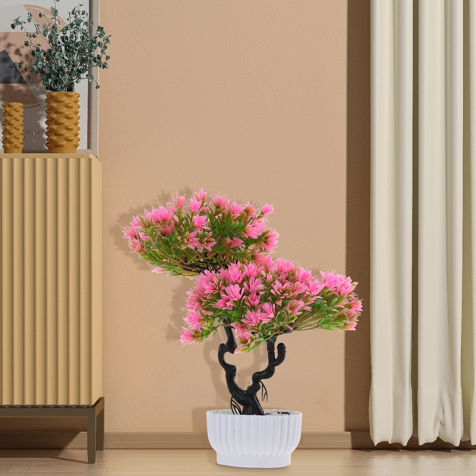 

Artificial Plants Simulation Bonsai Pine Tree Eucalyptus Desktop Adornment Practical Indoor Wedding Modern