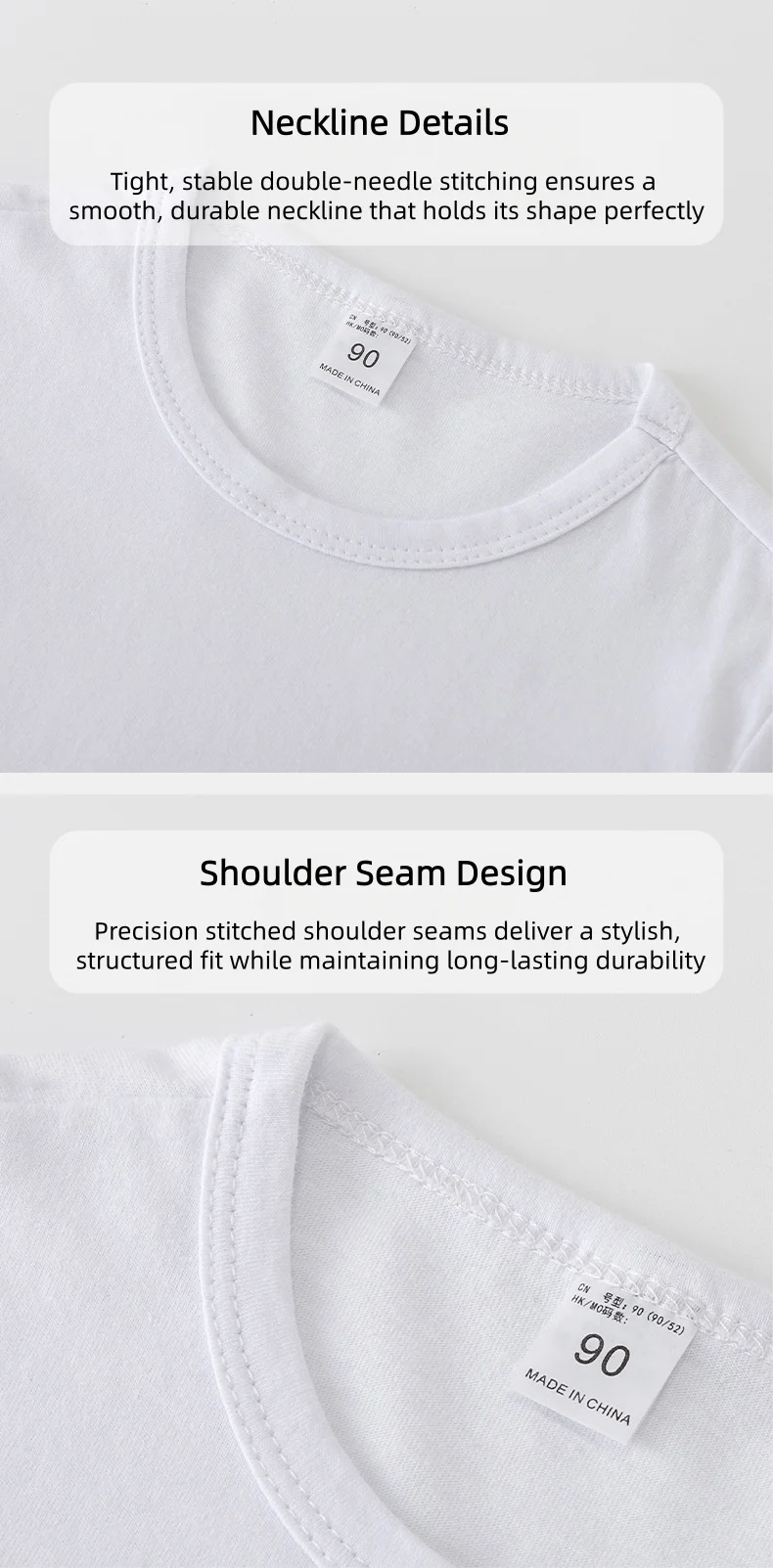 2026 Kinder Baumwoll-Langarmshirt Rundhals Basic Tops Lässiges Weiches Atmungsaktives T-Shirt Jungen Mädchen Frühling 2-8 Jahre Kinderkleidung – Detail 6