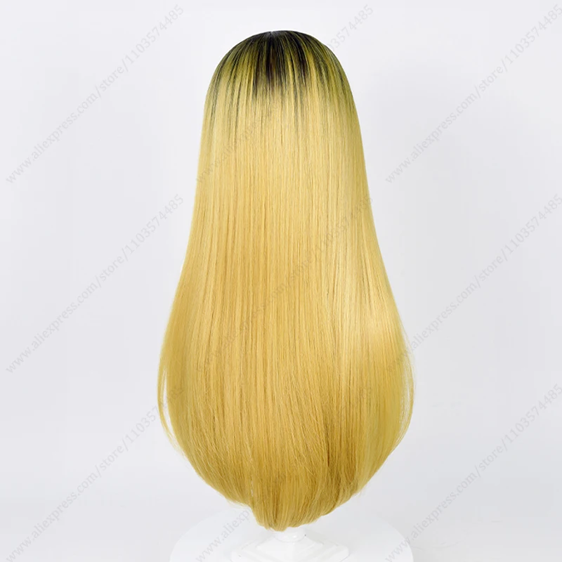 Female Kenma Kozume Cosplay Wig 70cm Long Dyed Heat Resistant Synthetic Hair