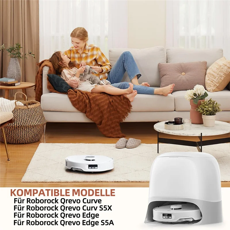 B58B-аксессуар для робота-пылесоса Roborock Qrevo Curv/Qrevo Edge, сменные основные щетки, мешки для пыли, подушечки для швабры, фильтры