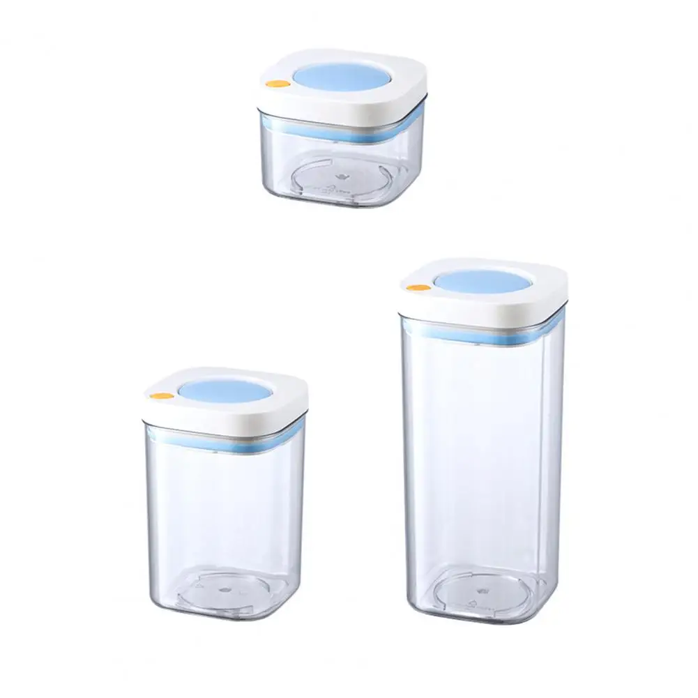 Stackable Storage Jar Stackable Cereal Storage Container with Air-tight Seal Wide-mouth Design Bpa Free Food Grade Pantry