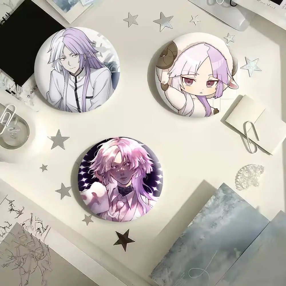 S-Sigma BSD B-Bungo Stray Dogs Badges Creative Tinplate Button PinsBrooch Badge Clothes Backpack