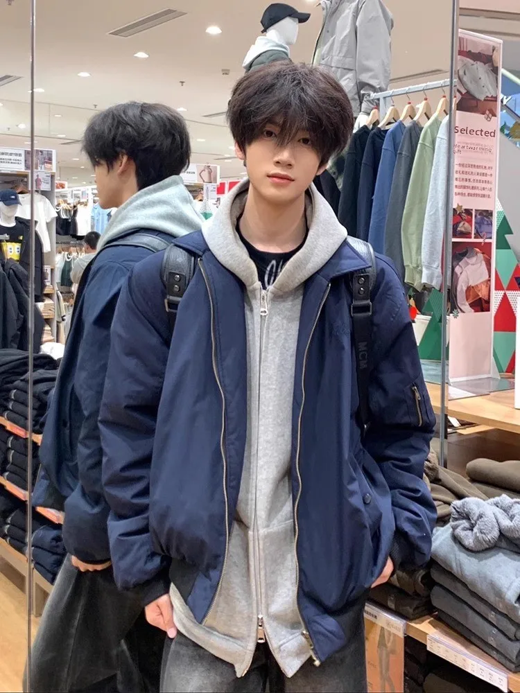 

Теплое хлопковое мужское пальто Pilot Jaet, осенне-зимнее пальто Faion High Street Cleanfit, американское хлопковое пальто для мужчин