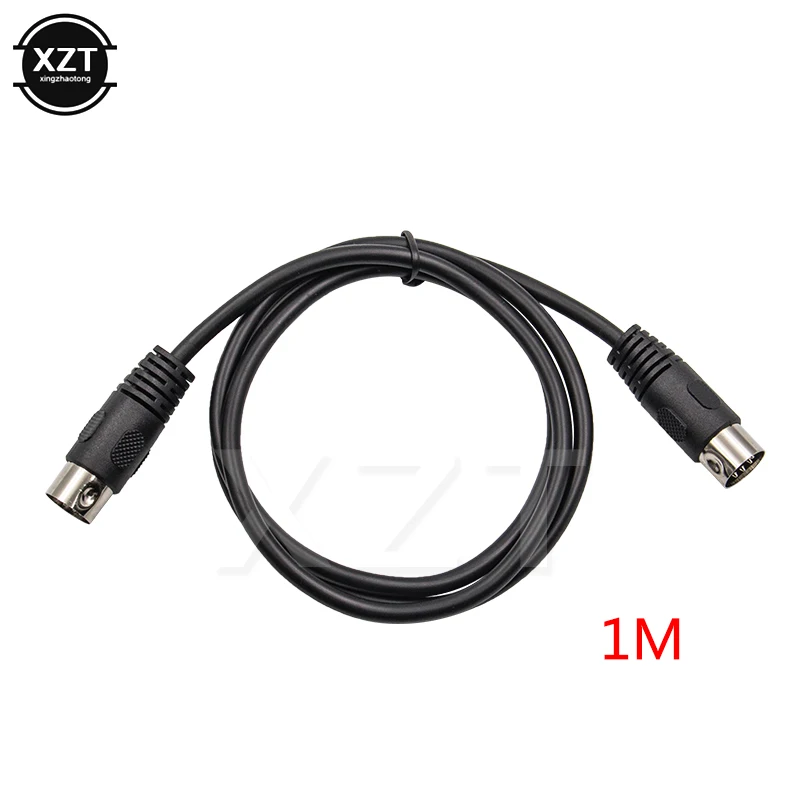 MIDI DIN 5PIN kabel męski do męskiego MIDI 5 Pin DIN wtyczka do 5 Pin DIN rozszerzenie Audio kabel męski DIN 5pin M/M Adapter do kabla 1M /1.5M