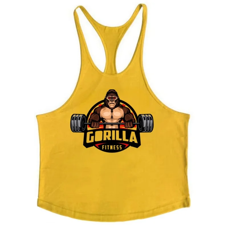 Tank Top Gym Katun Pria, Rompi Tanpa Lengan dengan Tali Tipis untuk Latihan Malam & Pakaian Kasual Sehari-hari yang Nyaman