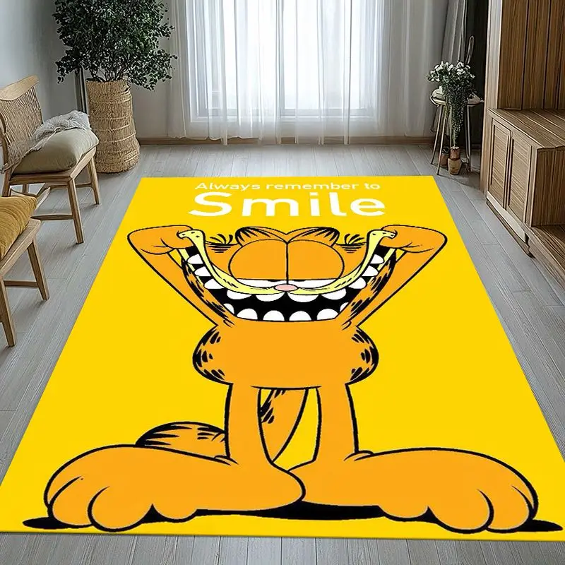 Funny Cartoon G-Garfield Soft Non-Slip Large Area Rug for Living Room,Bedroom Playroom Carpet Mat for Sofa,Home Decor Gift