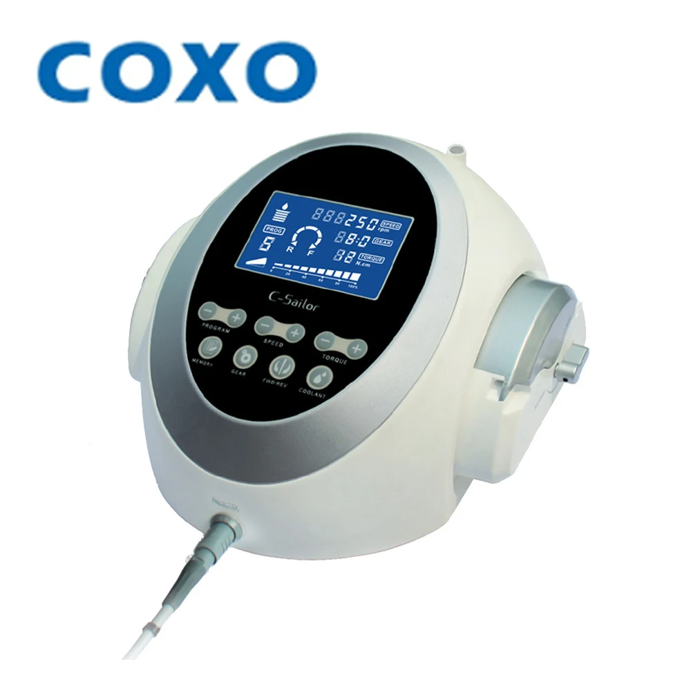 

COXO C-Sailor Dental Implant Motor System Surgical Brushless Motor Machine with 20:1Handpiece Professional Equipment for Dentist