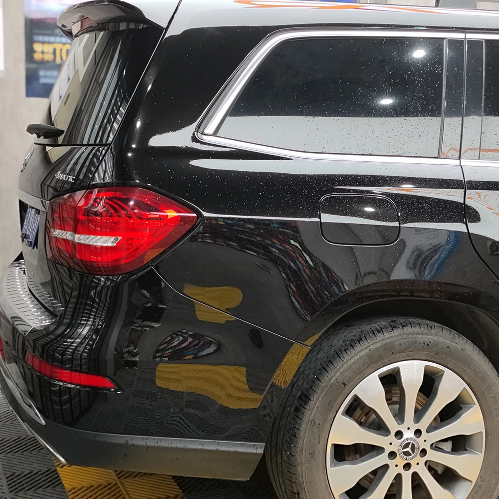 Supper Glossy Metallic Black Car Paint Colorful TPU Bonnet Protection Coating Auto Body Work Gloss Finish