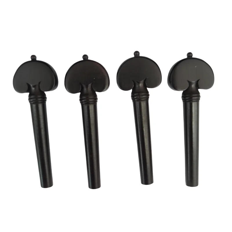 20pcs high quality Ebony Violin Tuning Pegs knobs 4/4 size, violin parts accessories