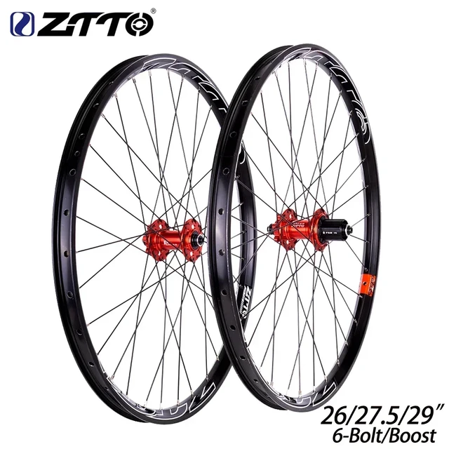 Ztto-マウンテンバイクホイールセット,26,27.5,29,32穴,ディスクブレーキ付き,148ブースト,142スルーアクスル135qr -  AliExpress