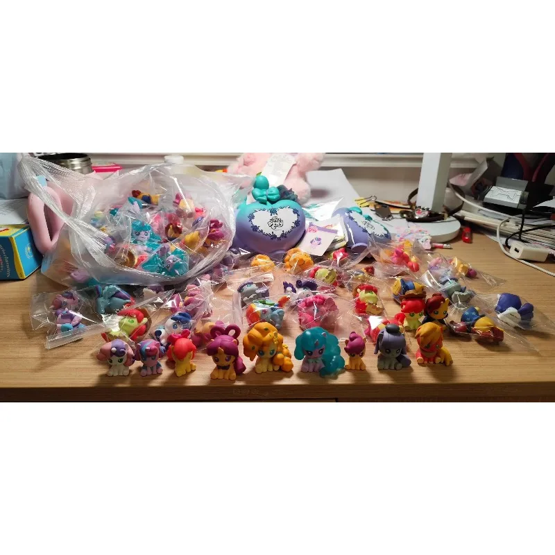 

My Little Pony Figure Guardian Magic Bottle Cute Doll Blind Box Elements of Harmony Apple Bloom Fluttersh Toy