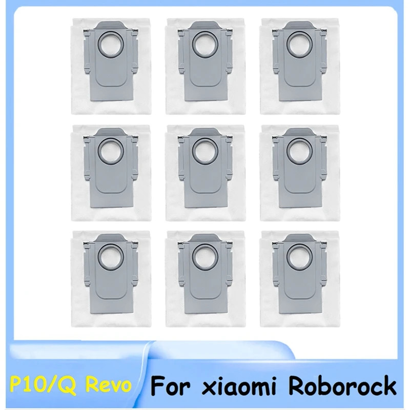 

A24F-For Xiaomi Roborock P10 / Q Revo Robot Vacuum Cleaner Accessories Dust Bag Garbage Dust Bag Replacement Parts