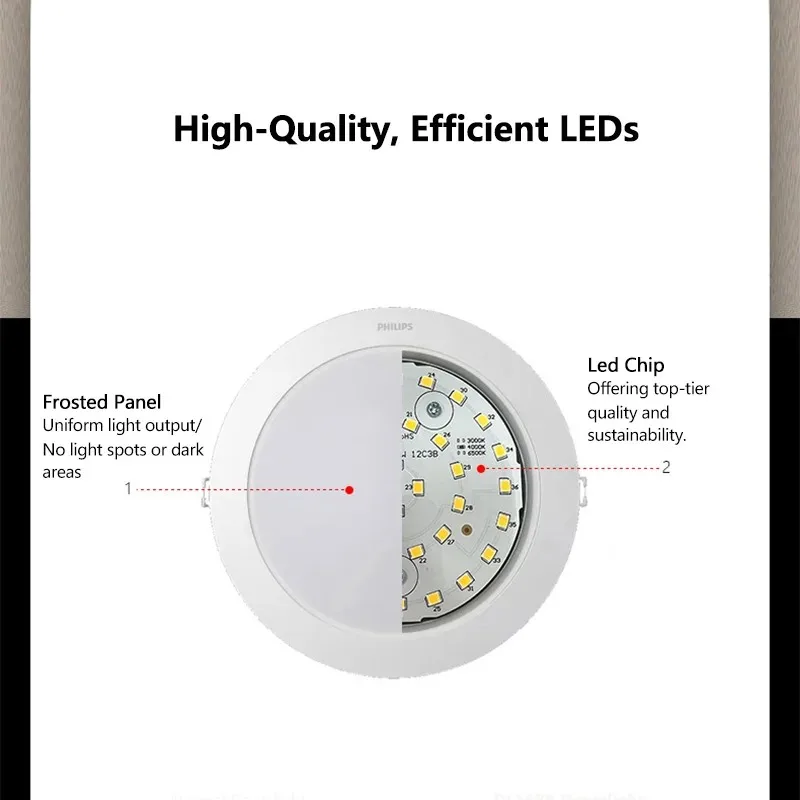 Philips LED 3.5W 5.5W 7W downlight DL168B 3000K 4000K 6500K Recessed Light AC 220V-240V White Spot Light Ceiling Home Lamp
